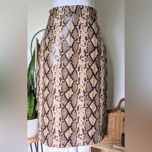 Guess by Marciano size 6 crocodile skirt